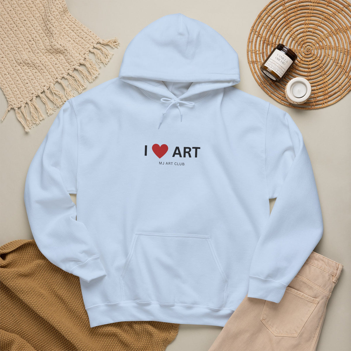 I Love Art Hoodie