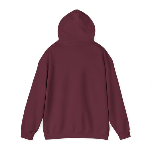 Maroon hoodie on a white background