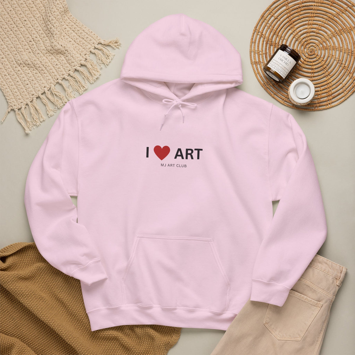 I Love Art Hoodie